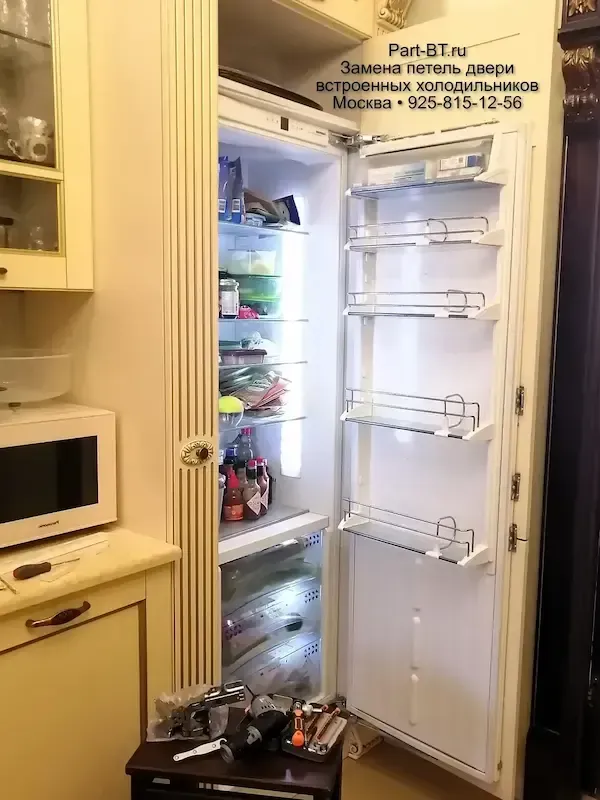 Замена усиленных петель на Liebherr IKB 3550