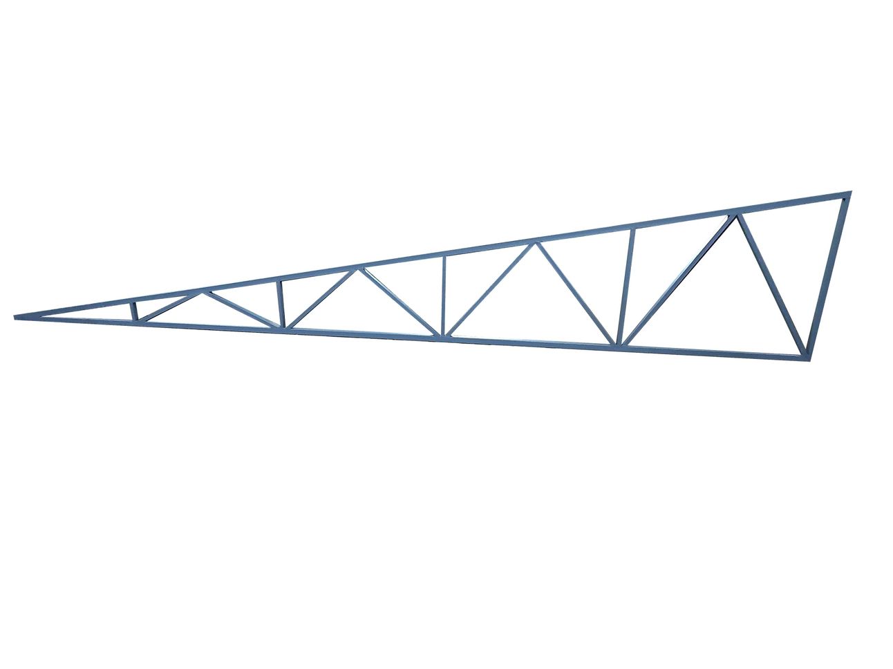 Односкатная металлическая ферма