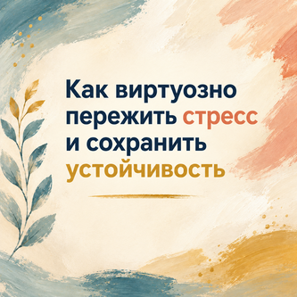 Обложка материала «Как виртуозно пережить стресс и сохранить устойчивость»