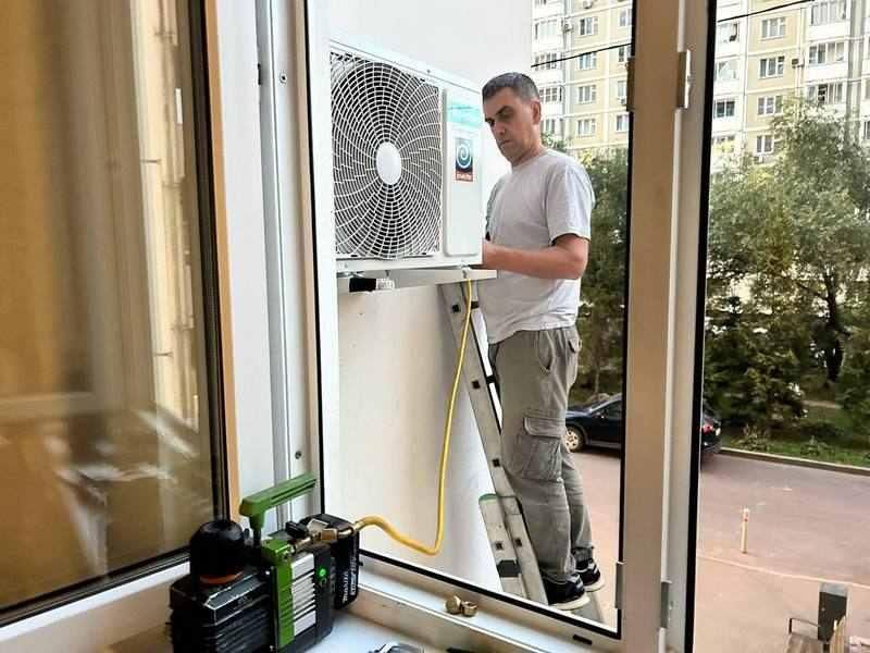 Профессиональная установка кондиционера