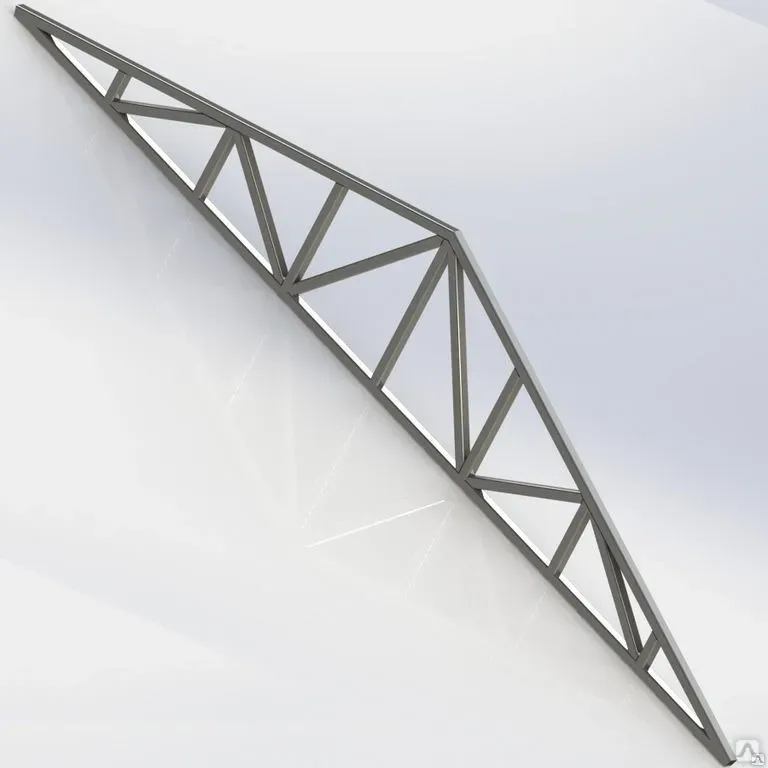 Ферма металлическая двухскатная 8000 мм