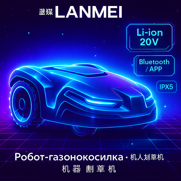 Робокосилка с RTK/визуальной навигацией