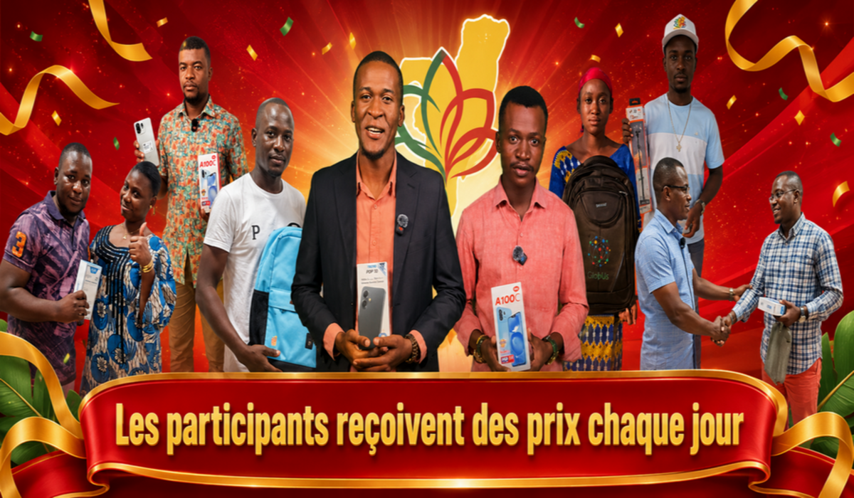 Les participants reçoivent des prix chaque jour
