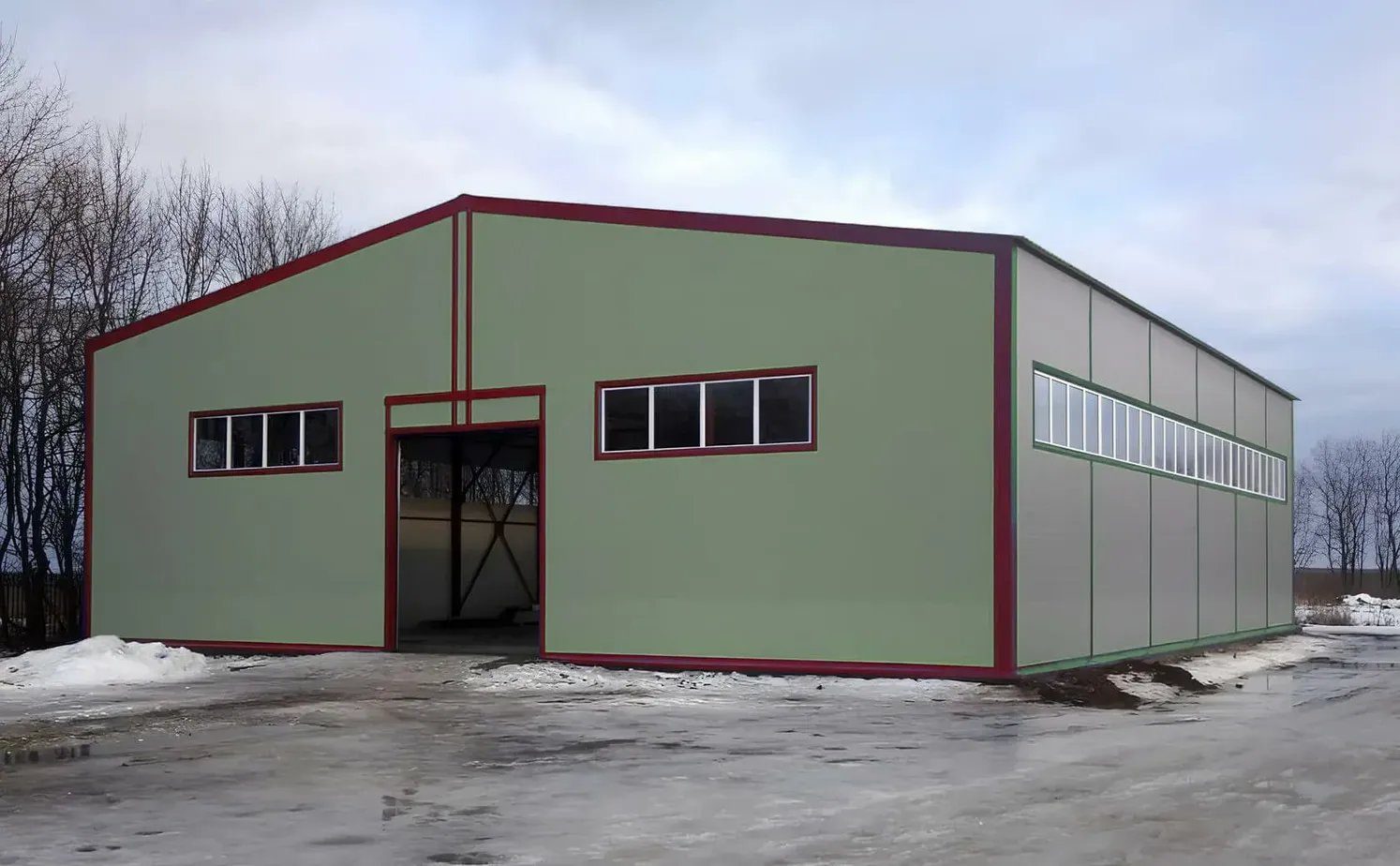 Склад 15x30 метров