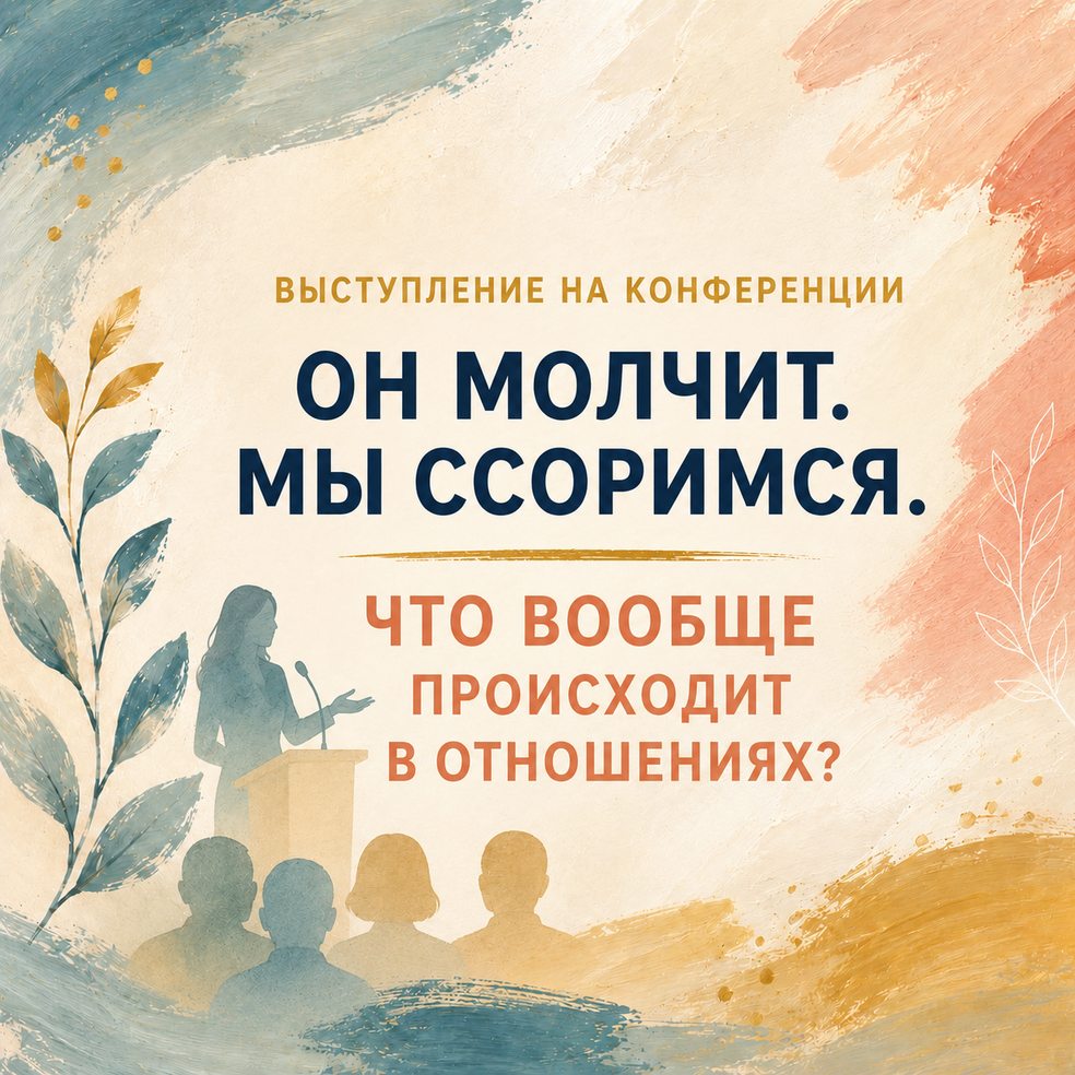 Обложка видеолекции «Он молчит — она додумывает»