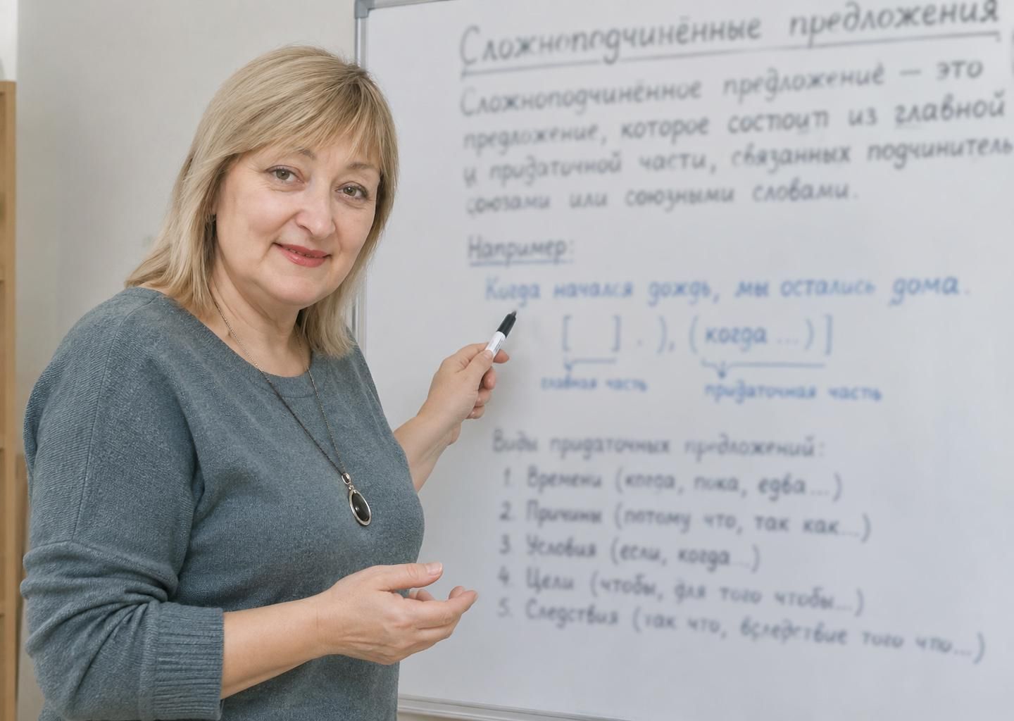 Татьяна Александровна — преподаватель русского языка